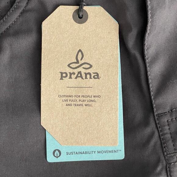 2/$30 NWT prAna Brion Short 11 inch 28 Charcoal Abrasion Resistant Reinforced - Picture 15 of 16